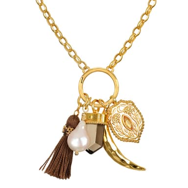 Taryn Truly Wear Your Story Gold Charm Necklace Set