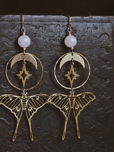 Boho Celestial Butterfly Dangle Earrings For women