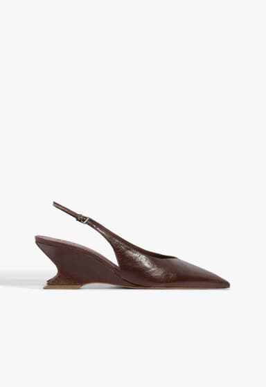 Siena Mid Buckle Leather Pump