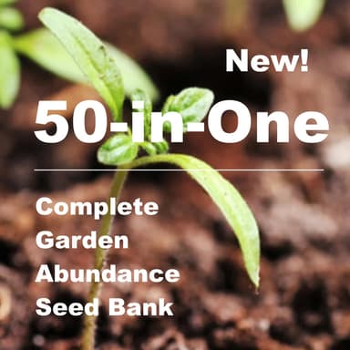 All-in-One Complete Garden Abundance Seed Bank w/Seed Storage Vault