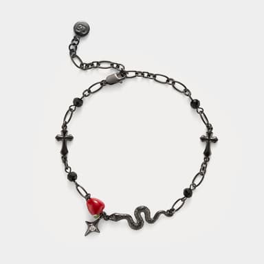 Snake and Apple Bracelet