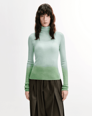 Ombré Seamless Knit Top – Fine Merino
