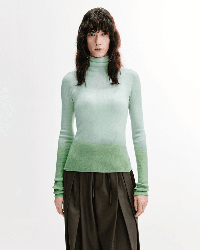 Ombré Seamless Knit Top – Fine Merino