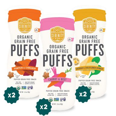 Organic Grain Free Puffs Organic Chickpea Power. No Sugar.