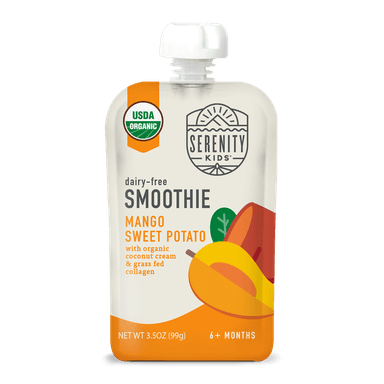 Organic Mango Sweet Potato Dairy Free Smoothie with Grass Fed Collagen