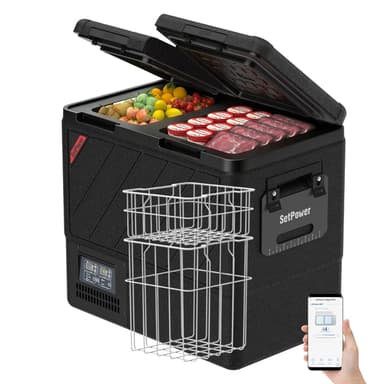 New Colour New Upgrade | Setpower DT55 Dark Black 12 Volt Refrigerator Portable Fridge 59Qt