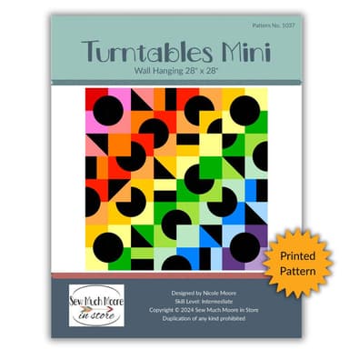 Turntables Mini Wall Hanging - Printed Pattern