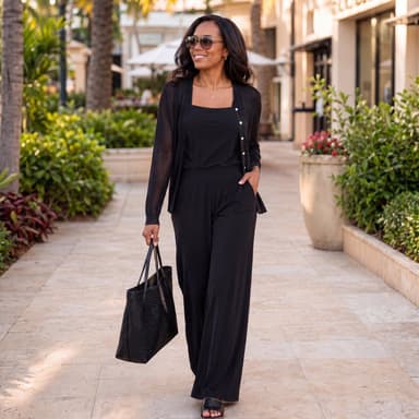 Seren Black Cardigan