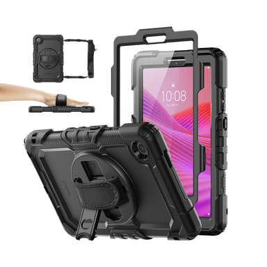 Lenovo Tab One / K9 8.7-Inch Rugged Case with Adjustable Hand Strap