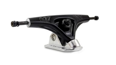 Shark Wheel Shiver Pro Series 180 mm, Reverse Kingpin Trucks, Dual-Angle Reversible Hanger 50°/46°, Precision Longboard Truck Set (2 Pieces)