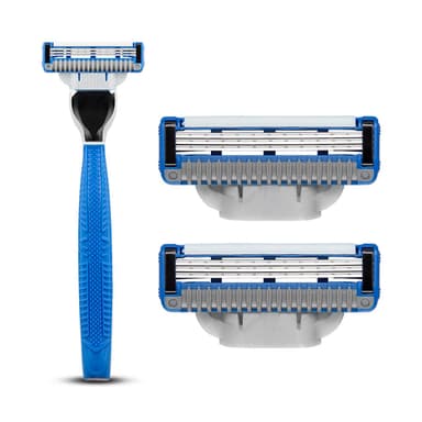 K3 Three Blade Razor & 2 Cartridges