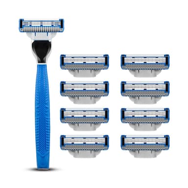 K3 Three Blade Razor & 8 Cartridges