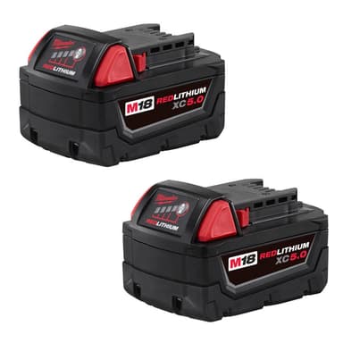 Milwaukee M18™ REDLITHIUM™ XC5.0 Extended Capacity Battery Pack (2PK) (48-11-1852)