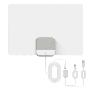 65/75 Miles Indoor Ultra Thin Amplified TV Antenna (For US & CA Only)