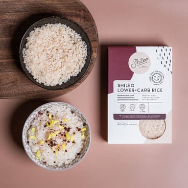Shileo Lower-Carb Rice, 200g