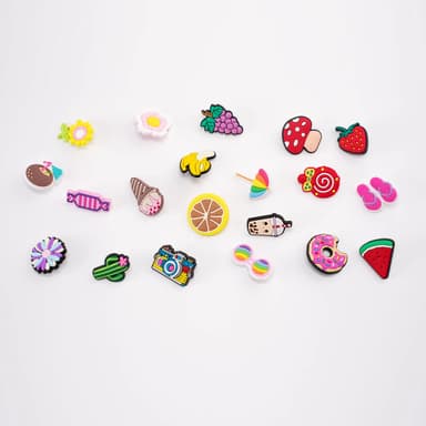 Colorful World Shoe Charms