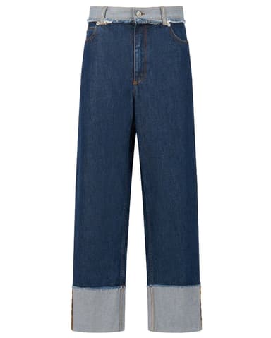 Blue Denim Inside-Out Jeans