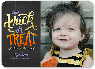 Trick Or Greetings Halloween Card