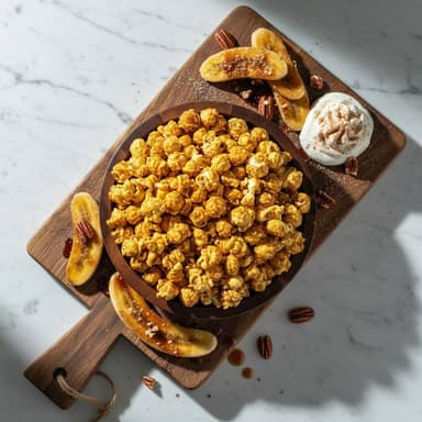 Large Gourmet Bananas Foster Popcorn Bag