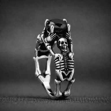Gothic Ring - Skeleton Treasure