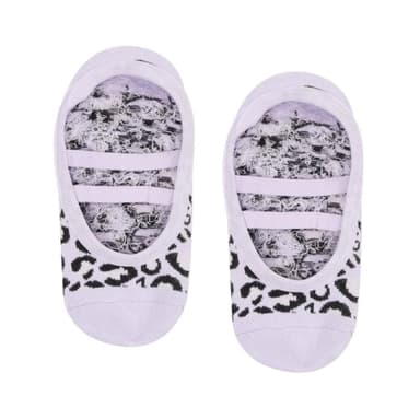 Ballet Grip Socks - Party Purple Cheetah (Barre / Pilates)