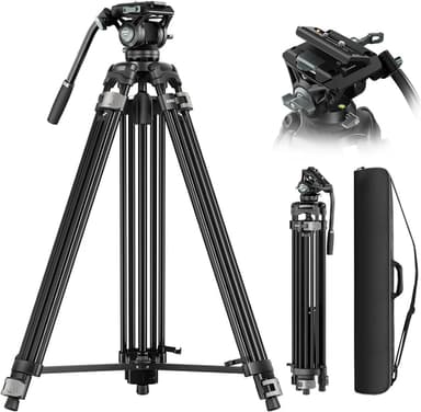 Sirui AVT-01 Heavy-Duty Fluid Head Video Tripod