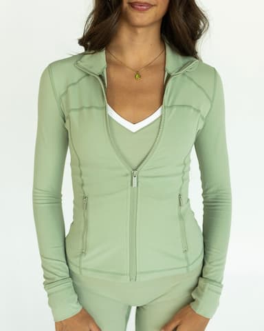 Matcha Zip Up Jacket
