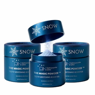 SNOW® Teeth Whitening Powder with Hydroxyapatite | 3 Pack
