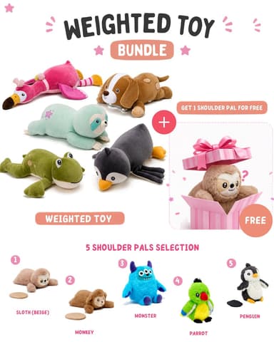 Weighted Toy + Free Shoulder Pal
