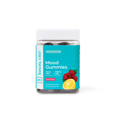 Mood CBD Gummies for Stress - 60 Count