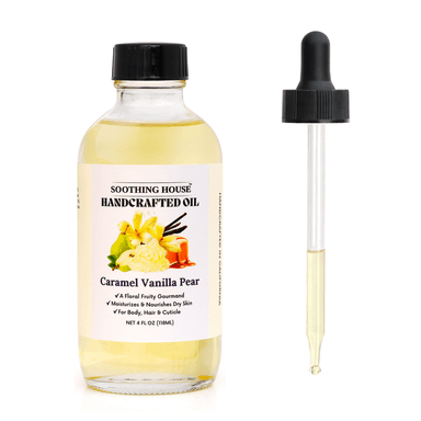Handcrafted Caramel Vanilla Pear Body Oil (4 Fl Oz)