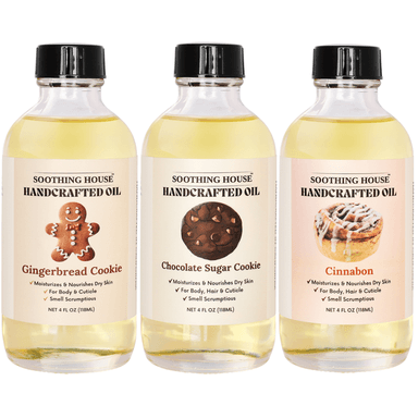 Cookie Crumble Trio: Gingerbread Cookie + Cinnabon + Chocolate Sugar Cookie (4 Fl Oz Each)