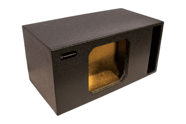 SoundSkins Enclosures | Universal Single 15" Ported XL SPL for Kicker Solo X - Premium USA Made Subwoofer Box with Bed Liner Spray Finish