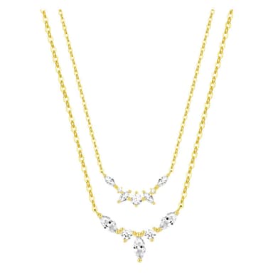 Gemstone Crown Layering Necklaces Set Sterling Silver