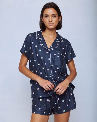 Stargaze Toss Flora Pillowsoft Short Set