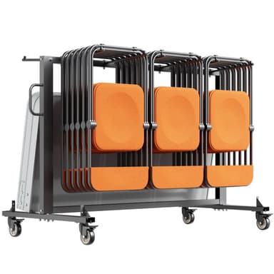 Chariot de rangement pour chaises et tables pliantes VEVOR