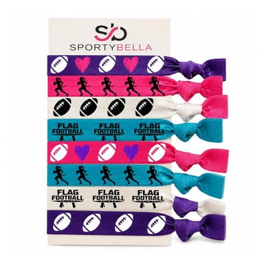 Flag Football Hair Ties