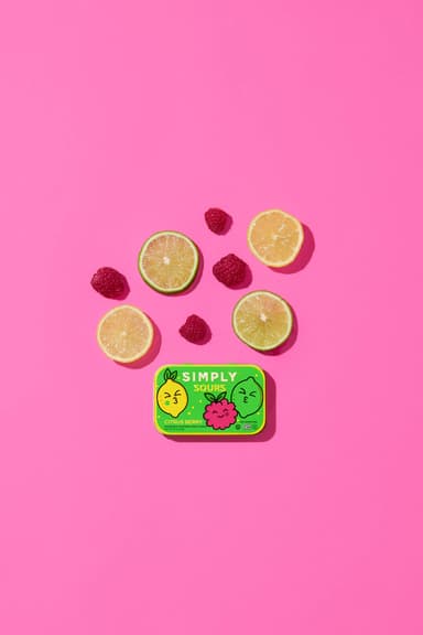 Simply Gum - Simply Sours - Citrus Berry 1.8oz