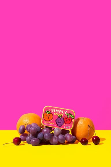 Simply Gum - Simply Sours - Fruit Punch 1.8oz