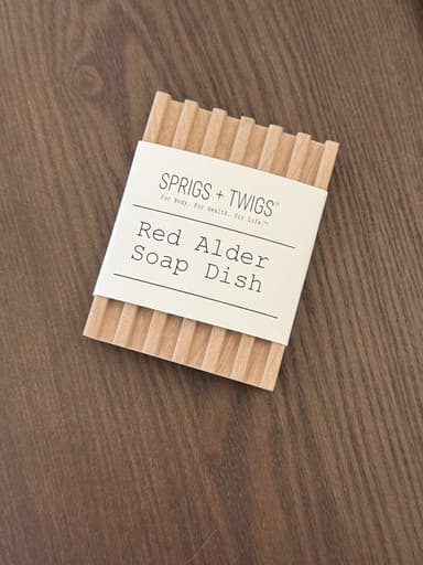 Red Alder Soap Dish