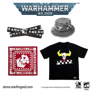 Starforged Warhammer 40K Orks Counsill of Clan-Bosses Set Men's Fashion Accessories Warhammer Merchandise Gifts