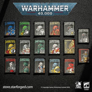 Starforged Warhammer 40K Imperium of Man Armed Forces Imperial Hook & Loop Patches Men's Fashion Accessories Warhammer Gifts