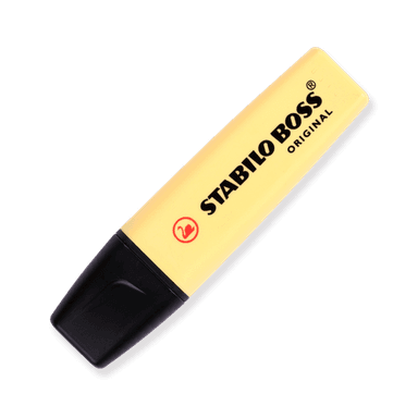 Stabilo Boss Pastel Highlighter - Milky Yellow