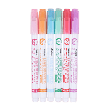 Roller Stamp Marker - Set of 6
