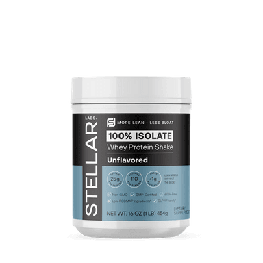 100% Isolate Whey Protein Shake Unflavored 1lb