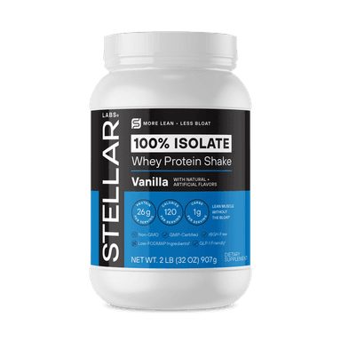 100% Isolate Whey Protein Shake Vanilla 2lb