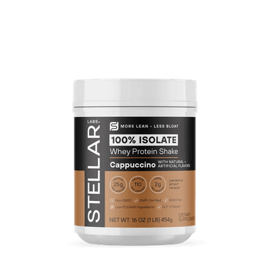 100% Isolate Whey Protein Shake Cappuccino 1lb