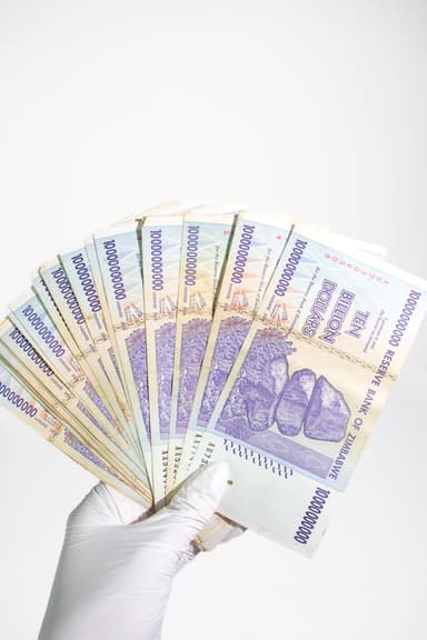 Zimbabwe Ten Billion Dollar Bill
