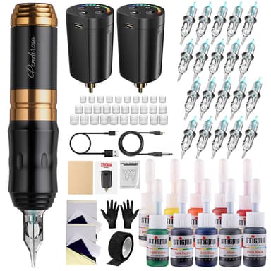 Stigma Wireless Tattoo Machine Kit STP35TI4002-9