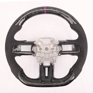 Custom Carbon Steering Wheel for Ford Mustang EcoBoost GT Shelby GT350 GT500 Mach 1 2015-2024